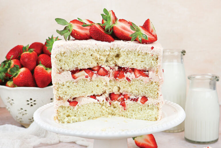 Bright Moments: Strawberry & Vanilla Chantilly Layered Cake – Forsyth ...