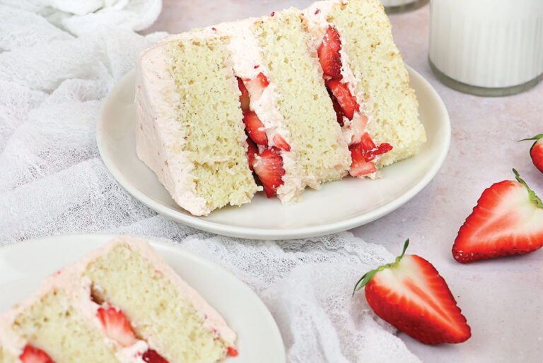 Bright Moments: Strawberry & Vanilla Chantilly Layered Cake – Forsyth ...