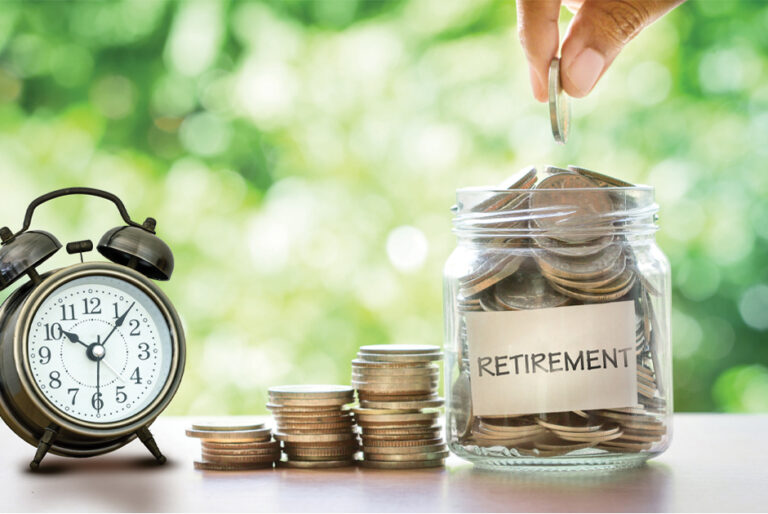 Retirement investment concept